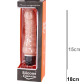Vibrador Recargable Silicona 18 cm Carne