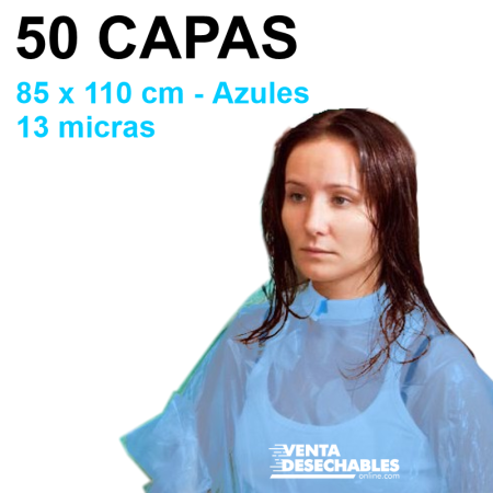 50 Capas Desechables Peluquerías