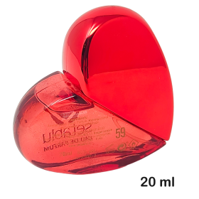 Mini Colonia Setablu Mujer 20 ml corazón rojo