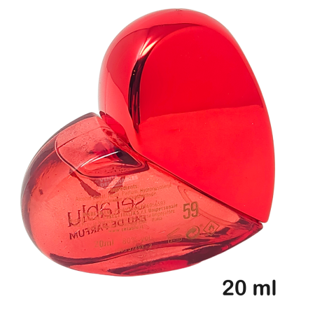 Mini Colonia Setablu Mujer 20 ml corazón rojo