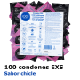 Condones EXS Sabor Chicle 190x54 - bolsa