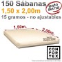 150 Sábanas Desechables 1,50x2,00m. 2024