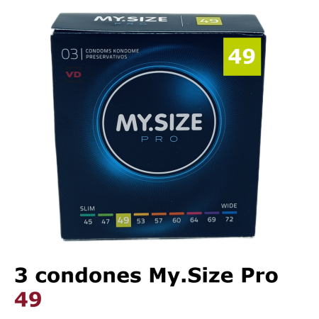 Caja 3 Condones My Size Pro 49