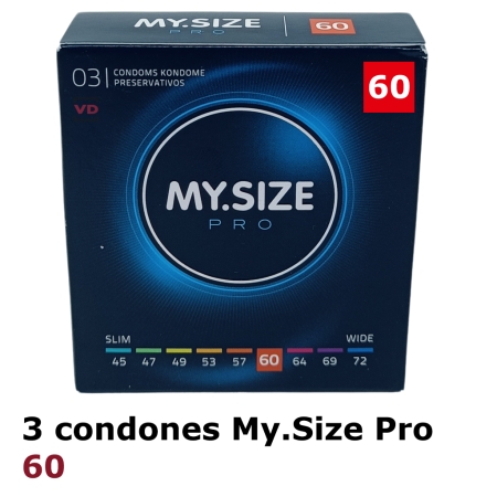 Caja 3 condones My Size Pro 60