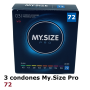 3 Condones My Size Pro 72 - 223x72 mm