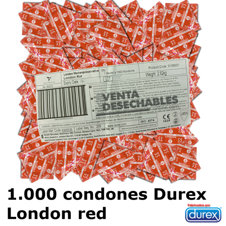 1000 Preservativos London Red