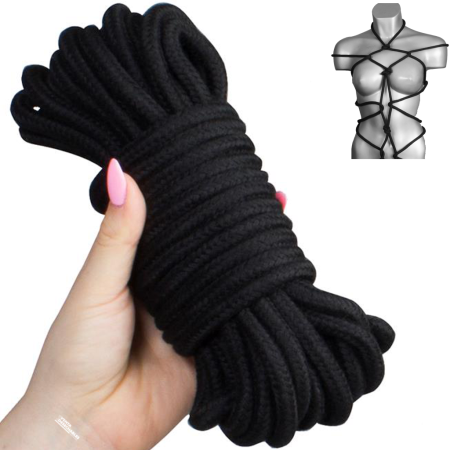 Cuerda Bondage Negra