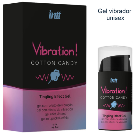 Gel Vibrador Líquido Algodón de Azucar
