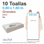10 Toallas Desechables Grandes