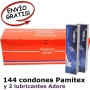 Oferta Preservativos Pamitex Rojos y 2 Lubricantes Unilatex