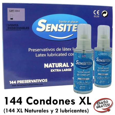 Oferta Preservativos XL Sensitex naturales