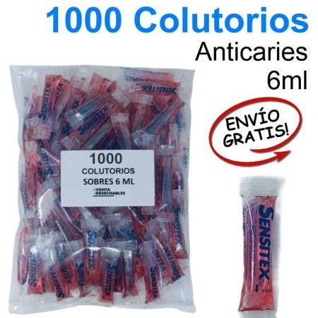 1000 Sobres Para Enjuague Bucal