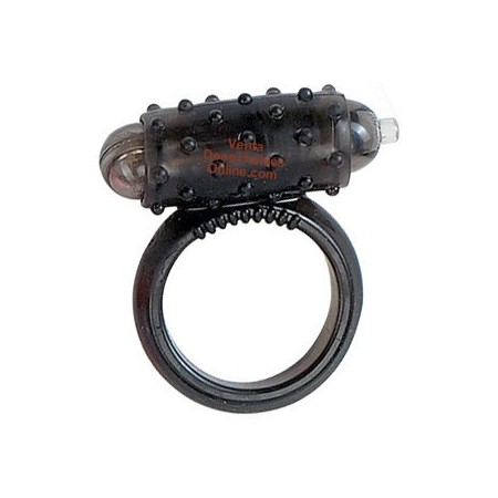 Anillo Vibrador Estimulador Clítoris Negro