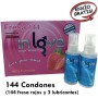 oferta 144 Preservativos Fresa y 2 Lubricantes In Love