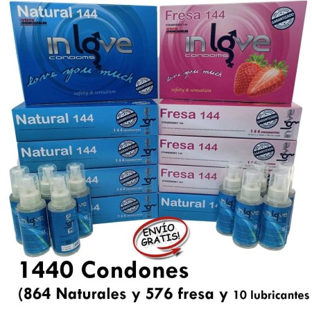 Super Oferta 1440 preservativos In Love al por mayor