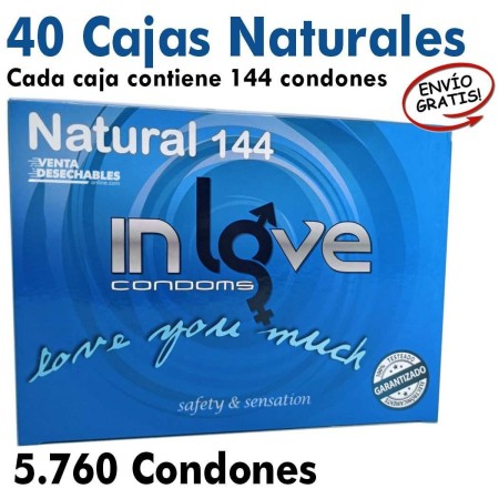 Cajas Condones Al Por Mayor In Love Natural 185x54