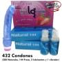 288 Preservativos Finos . 144 Fresa. 2  Lubricantes y 1 Vibrador