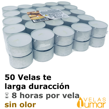velas doble duracción