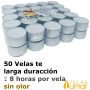 velas doble duracción