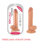 Consolador Ventosa Realístico Flexible 20 cm - Mr Rude
