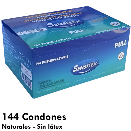 Preservativos Sensitex Sistema Pull Sin Látex