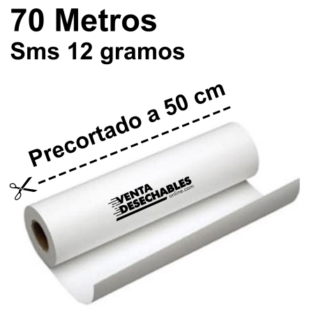 Papel Camilla Polipropileno Precortado a 70 cm