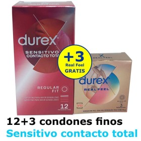 Oferta 6+3 Preservativos Durex Sensitivo Contacto Total