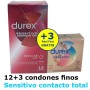 Oferta 6+3 Preservativos Durex Sensitivo Contacto Total