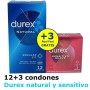 Oferta Durex Natural 12 + 3 Sensitivo Suave