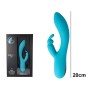 Vibrador Tapping  Silicona Recargable 20 cm - Azul