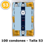 100 preservativos Mister Size 53 4260605482304