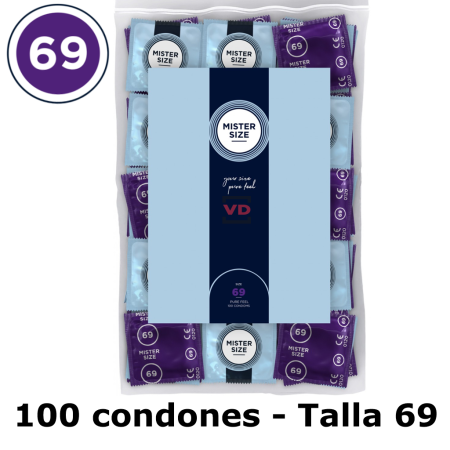 100 Condones Mister Size 69 4260605482199