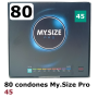 80 Condones My Size  PRO 45 - 160x45 mm