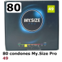 80 Condones My Size  PRO 49 - 160x49 mm