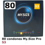 80 Condones My Size  PRO 53 - 178x53 mm