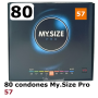 My Size Pro 57 mm 80 unidades