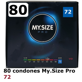 My Size Pro 72 mm 80 unidades