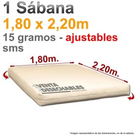 Sábana Desechable Ajustable 1,80x2,20m