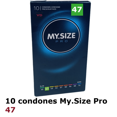10 Condones My Size  PRO 47