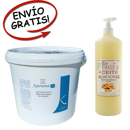 Oferta Cacao Polvo 2 Kilos, 1 Litro de Aceite de Almendras