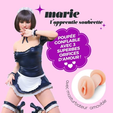 Muñeca Hinchable Asistenta con Masturbador Marie