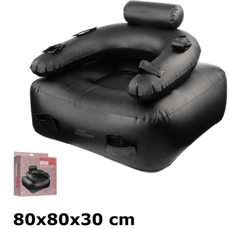 Sofá Bdsm Inflable Negro
