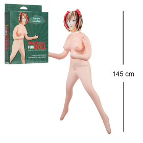 Muñeca Hinchable ¡Eres enorme! 2 Orificios - 145 cm