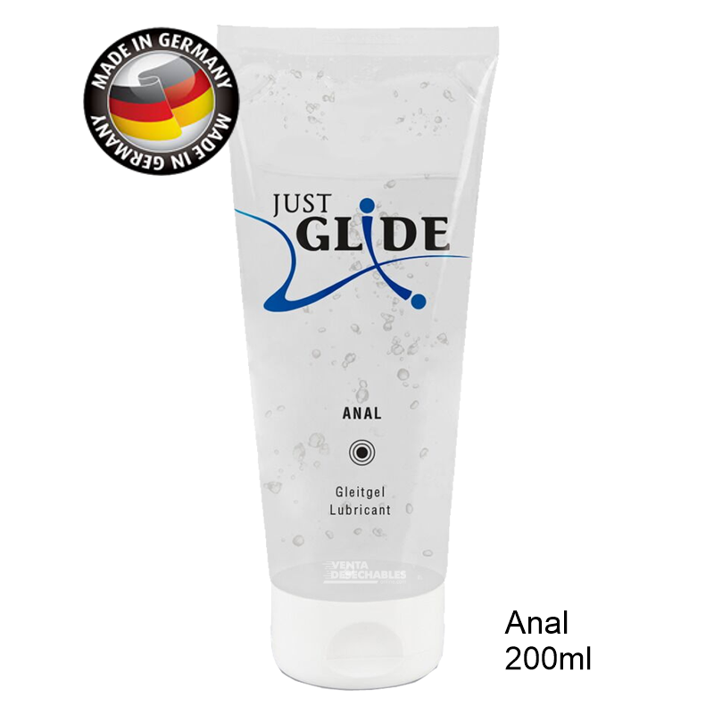 Gleitgel Prickelnd  Just Glide Anal Gleitgel  Silikonbasis  200 Ml   Premium, Vegan, Hypoallergen  Neutraler Geschmack