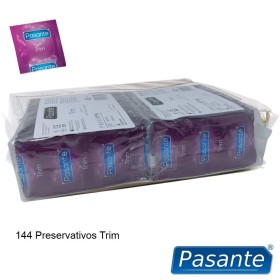 144 Condones Pasante Trim 180x49 Bolsa