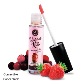 Lip Gloss vibrante Besos Sabor a Chicle