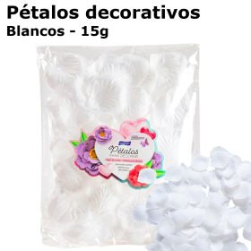 Pétalos Blancos Decorativo Amohogar