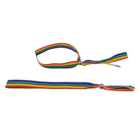 Pulsera Bola Plateada - Bandera LGBT - Pride 8412345045158