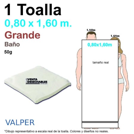 Toalla Desechable Grande Spunlace