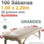 sabanas desechables para camillas